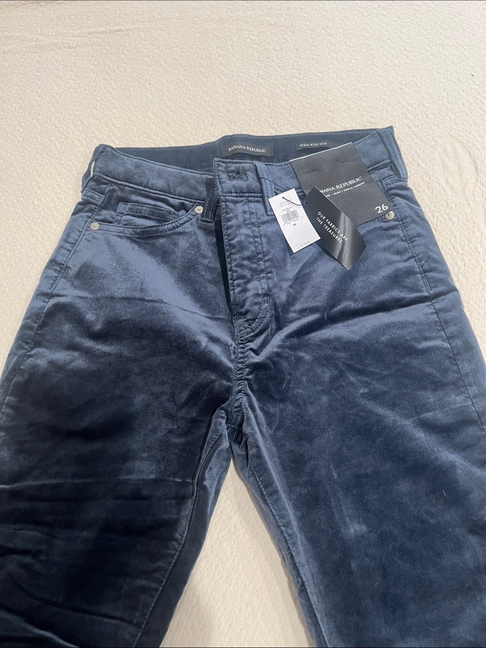 Banana Republic Women's Straight Leg Jeans in Navy Blue